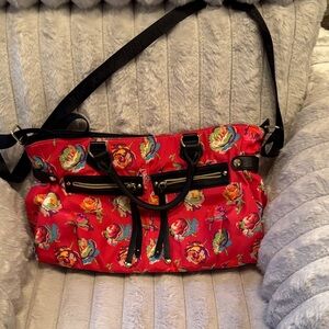 Betsey Johnson Floral Red Women's Bag